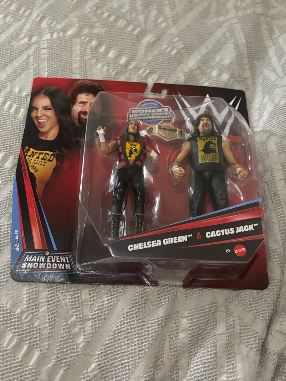 Chelsea Green & Cactus Jack WWE Action Figures New